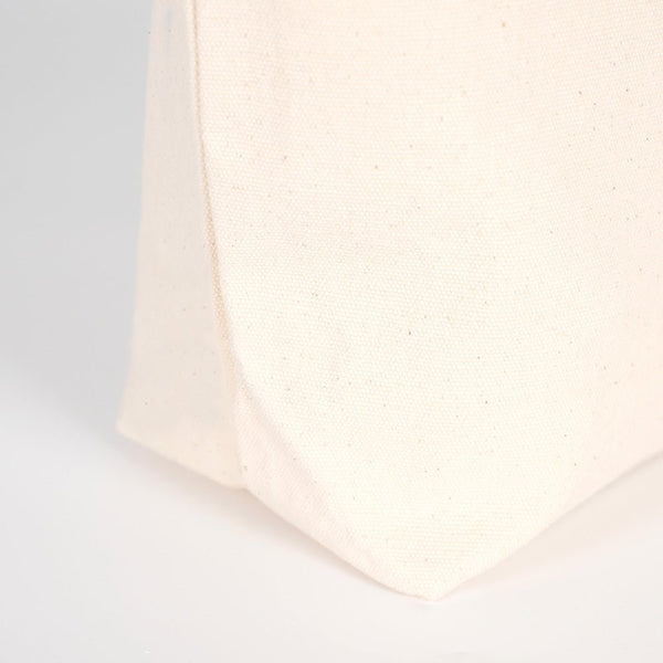 Custom Printed Canvas Tote Bag with Woven Handles – 14" × 16" × 4" (35 × 40 × 10 cm) – Natural 10 oz - Pamusan.com