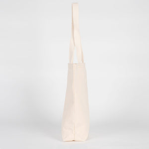 Custom Printed Canvas Tote Bag with Woven Handles – 14" × 16" × 4" (35 × 40 × 10 cm) – Natural 10 oz - Pamusan.com