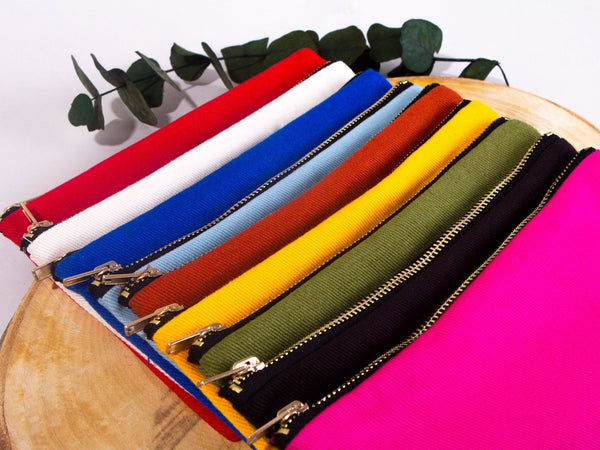 Custom Printed Colorful Makeup Bag - 8"W x 6"H Cosmetic Clutch Bag, Bridesmaid Cosmetic Bag - Pamusan.com