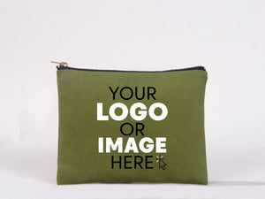 Custom Printed Colorful Makeup Bag - 8"W x 6"H Cosmetic Clutch Bag, Bridesmaid Cosmetic Bag - Pamusan.com