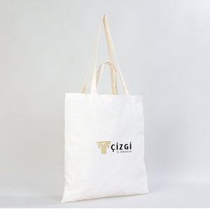 Custom Printed Cotton Tote Bag – 16" × 16" (40 × 40 cm) – 4 oz Natural – Double Handles - Pamusan.com