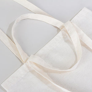 Custom Printed Cotton Tote Bag – 16" × 16" (40 × 40 cm) – 4 oz Natural – Double Handles - Pamusan.com