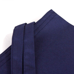 Custom Printed Cotton Tote Bag – Navy Blue – 14" × 16" (35 × 40 cm) – 6 oz - Pamusan.com