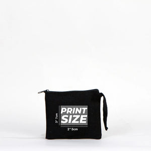 Custom Printed Foldable Cotton Shopping Bag with Black Clutch – 19" × 16" × 4" (48 × 41 × 10 cm) - 4 oz - Pamusan.com