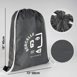 Custom Printed Impertex Drawstring Backpack 13×18 in (32×45 cm) – Anthracite - Pamusan.com