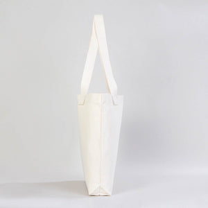 Custom Printed Natural Canvas Tote Bag with Woven Handles – 18" × 14" × 3" (45 × 35 × 8 cm) – Thick 10 oz Cotton - Pamusan.com