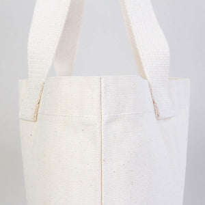 Custom Printed Natural Canvas Tote Bag with Woven Handles – 18" × 14" × 3" (45 × 35 × 8 cm) – Thick 10 oz Cotton - Pamusan.com