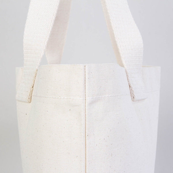 Custom Printed Natural Canvas Tote Bag with Woven Handles – 18" × 14" × 3" (45 × 35 × 8 cm) – Thick 10 oz Cotton - Pamusan.com