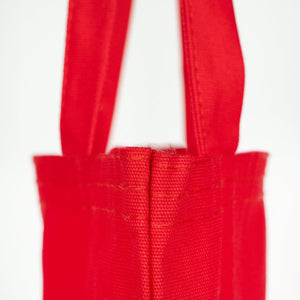 Custom Red Canvas Tote Bag - 300 gsm Premium Cotton (14" x 16") - Pamusan.com