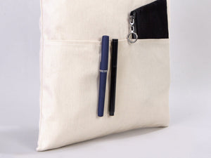 Custom Tote Bag 14"W x 16"H – Wholesale Cotton Shopping Bag with Logo Print - Pamusan.com