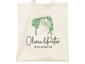 Custom Wedding Welcome Bag - Personalized Bachelorette Party Favor - Bridal Party Gift Bags - Wedding Favors - Pamusan.com