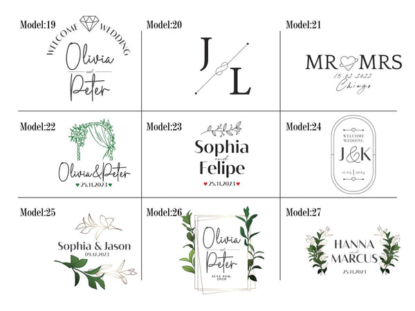 Custom Welcome Wedding Bags 18"W x 14"H x 3"L - Palm Tree Tote Bags - Bridal Tote - Custom Wedding Totes - Pamusan.com