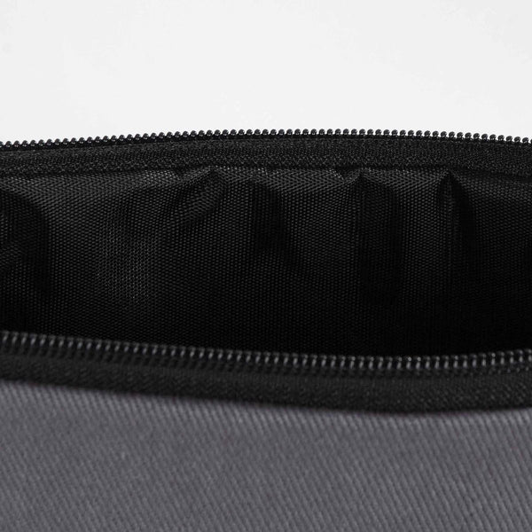 Custom Zippered Clutch Bag – Anthracite – 10" × 7" (25 × 18 cm) - 10 oz - Pamusan.com