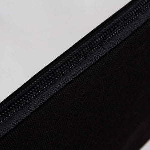 Custom Zippered Clutch Bag – Black – 10" × 7" (25 × 18 cm) - 10 oz - Pamusan.com