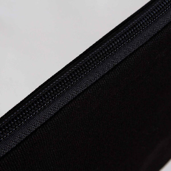 Custom Zippered Clutch Bag – Black – 10" × 7" (25 × 18 cm) - 10 oz - Pamusan.com