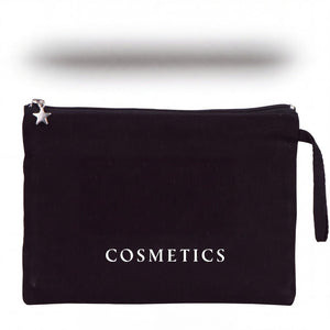 Custom Zippered Clutch Bag – Black – 10" × 7" (25 × 18 cm) - 10 oz - Pamusan.com