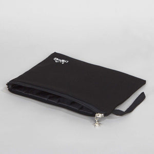 Custom Zippered Clutch Bag – Black – 10" × 7" (25 × 18 cm) - 10 oz - Pamusan.com