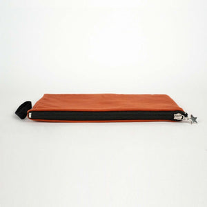 Custom Zippered Clutch Bag – Ceramic – 10" × 7" (25 × 18 cm) - 10 oz - Pamusan.com
