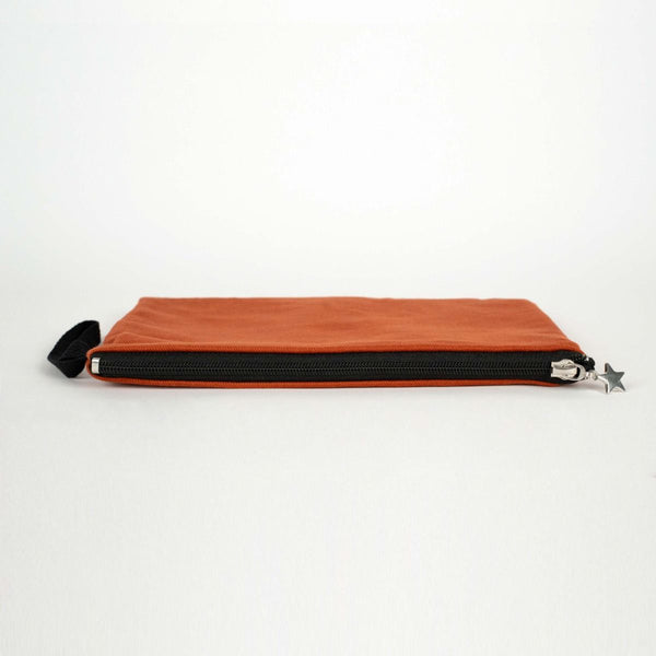 Custom Zippered Clutch Bag – Ceramic – 10" × 7" (25 × 18 cm) - 10 oz - Pamusan.com