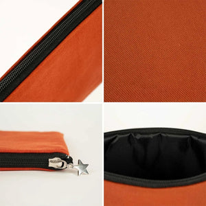 Custom Zippered Clutch Bag – Ceramic – 10" × 7" (25 × 18 cm) - 10 oz - Pamusan.com