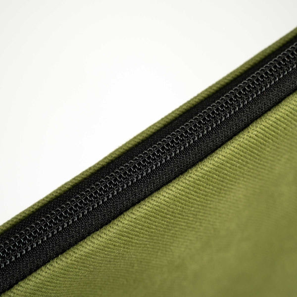 Custom Zippered Clutch Bag – Green – 10" × 7" (25 × 18 cm) - 10 oz - Pamusan.com