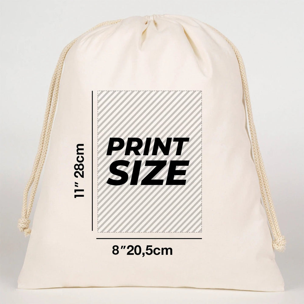 Customizable Laminated 16" x 20" (40 x 50 cm) Cotton Drawstring Pouch - Pamusan.com