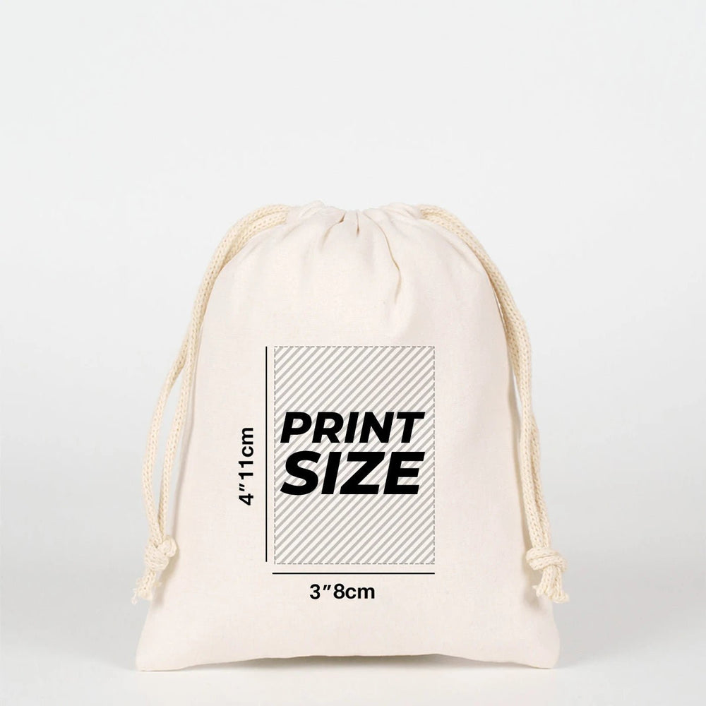 Customizable Laminated 6" x 8" (15×20 cm) Cotton Drawstring Pouch - 4 oz - Pamusan.com