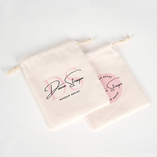 Customizable Laminated 6" x 8" (15×20 cm) Cotton Drawstring Pouch - 4 oz - Pamusan.com