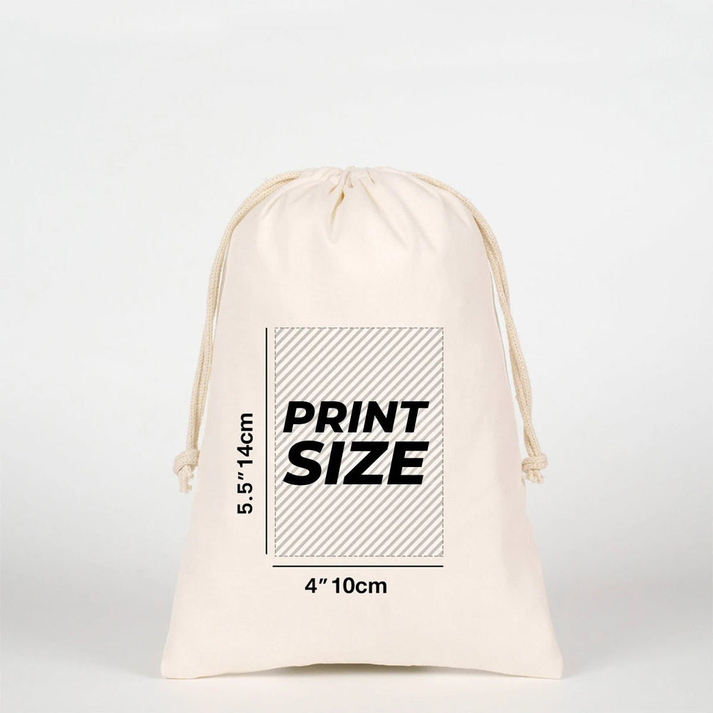 Customizable Laminated 8" x 12" (20 x 30 cm) Cotton Drawstring Pouch - 4 oz - Pamusan.com
