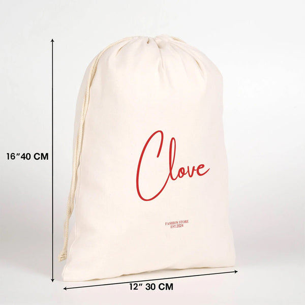 Customizable Laminated Cotton Drawstring Pouch – 12" × 16" (30 × 40 cm), 4 oz - Pamusan.com