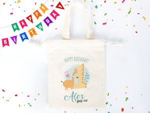 Customized Pouch Bags - Pouch Bags 6"W x 8 "H (15.5cm x 20cm) - Personalized Custom Name Birthday Favor Bags 27 Different Designs - Pamusan.com