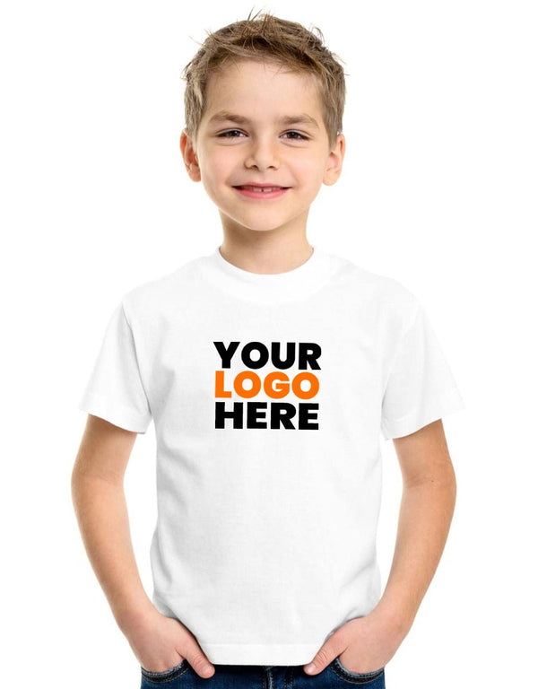 Digital Printed Promotional Children's T-Shirt - White - Pamusan.com