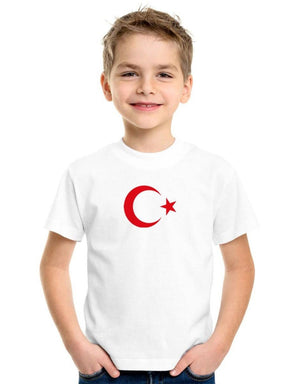 Digital Printed Promotional Children's T-Shirt - White - Pamusan.com