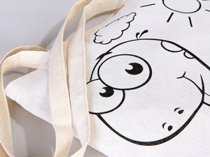 Dinosaur Coloring Bag, 14"W x 16"H (35x40 cm) , NO PENCIL In This Package Coloring For Kids, Rabbit Coloring Activities For Kids - Pamusan.com