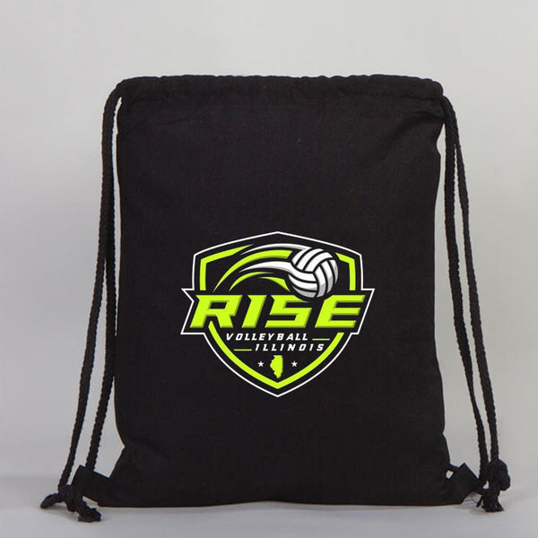 Drawstring Bags / Backpacks Black 14" W x 16" H (35x40 cm) - Customize - Pamusan.com