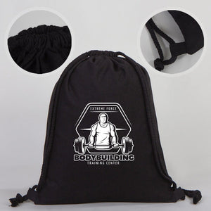 Drawstring Bags / Backpacks Black 14" W x 16" H (35x40 cm) - Customize - Pamusan.com
