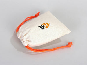 Drawstring Muslin Bags with Orange Handle – 4"W x 5"H (10 x 13 cm) – Hangover Kit Bag, Party Favor Bags, Bachelorette Gift, Jewelry Pouch - Pamusan.com