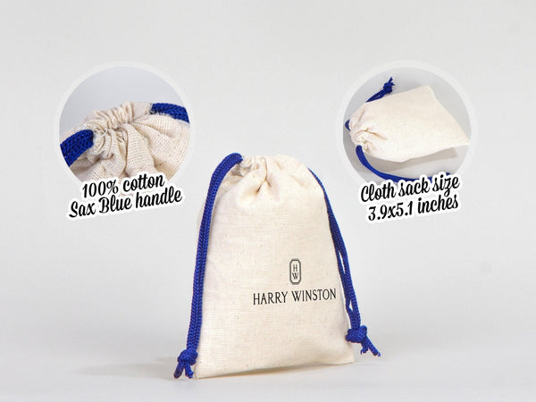 Drawstring Pouches Bag - 4"W x 5"H (10 cm x 13 cm) - Hangover Kit - Favor Bags - Wedding Favor Bags - Bachelorette Party Ideas - Blue Bags - Pamusan.com