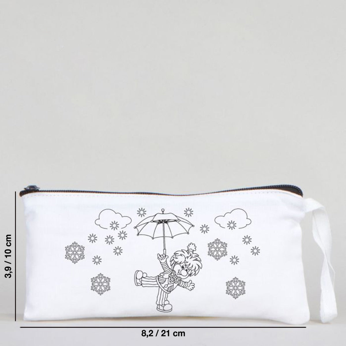 Paintable Pencil Case - Seasons 8" W x 4" H (21 cm x 10 cm)