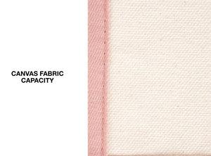 Elite Large Canvas Tote Bag – Pink Shopping & Beach Bag with Pocket, Durable 390gsm Cotton - Pamusan.com