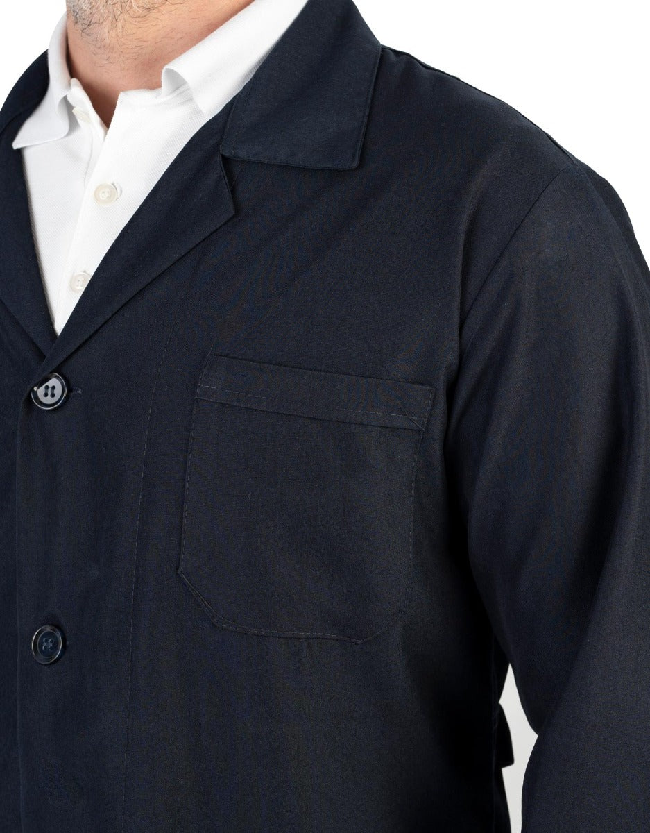 Navy Male Work Apron, Work Clothes