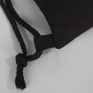 Drawstring Bags / Backpacks Black  14" W x 16" H  (35x40 cm)  - Customize