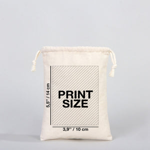 Fabric Pouch 6" W x 8" H (15.5 cm x 20 cm) -  (Customize)