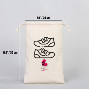 Fabric Pouch  8" W x 12" H (20 cm x 30 cm) - (Customize)