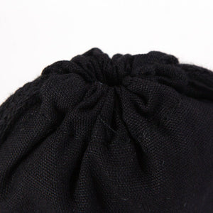 Fabric Pouch 4" W x 5" H – Black (customizable) - Pamusan.com
