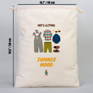 Fabric Pouch  16" W x 20" H (40 cm x 50 cm) -  (Customize)