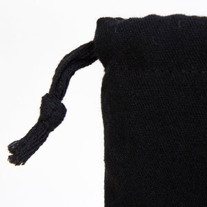 Fabric Pouch 6" W x 8" H – Black (customizable) - Pamusan.com