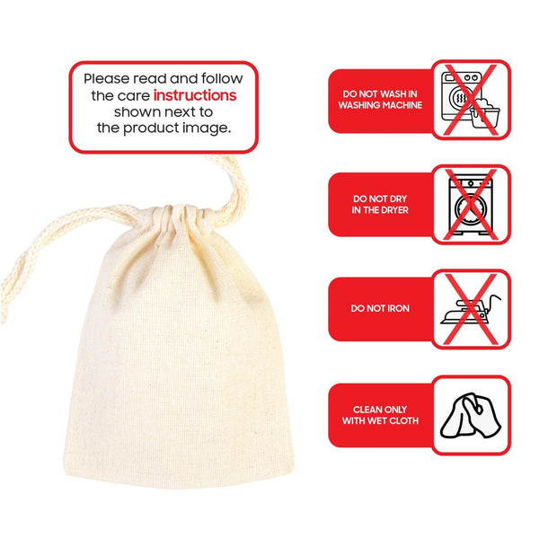 Fabric Pouch 6" W x 8" H – Black Drawstring - Pamusan.com