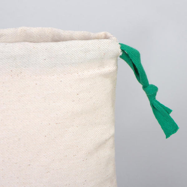 Fabric Pouch 6" W x 8" H – Green Drawstring - Pamusan.com