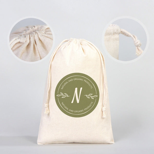 Fabric Pouch 8" W x 12" H (20 cm x 30 cm) - (Customize) - Pamusan.com